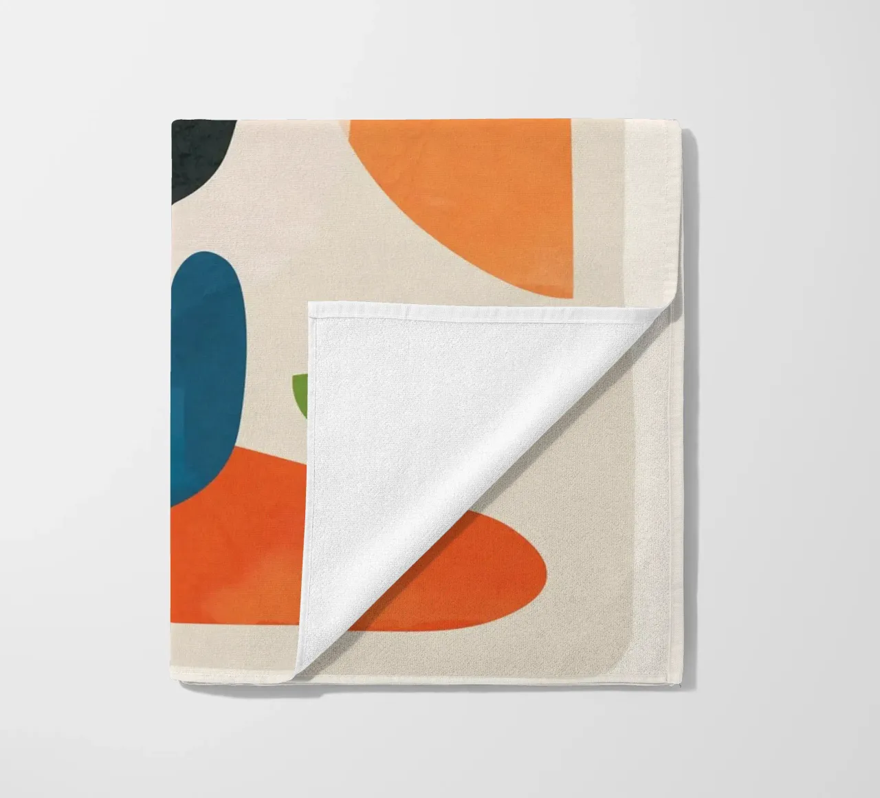 Abstract Minimal Shapes 07 serviette de plage de Nadjaa