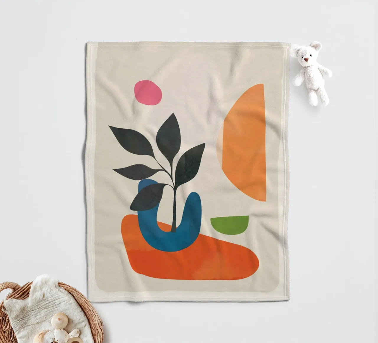 Abstract Minimal Shapes 07 coperta in pile da Nadjaa