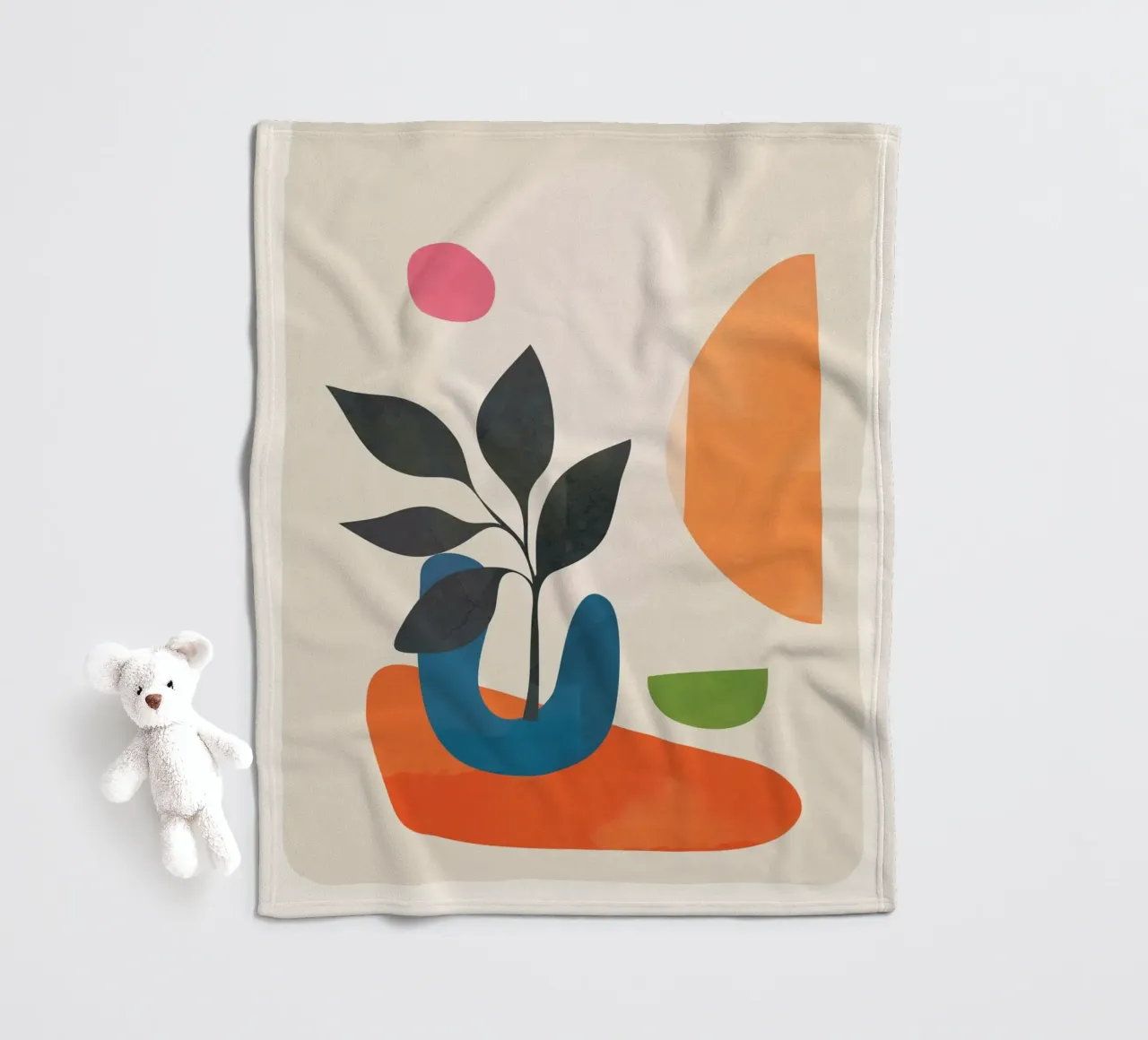 Abstract Minimal Shapes 07 coperta in pile da Nadjaa