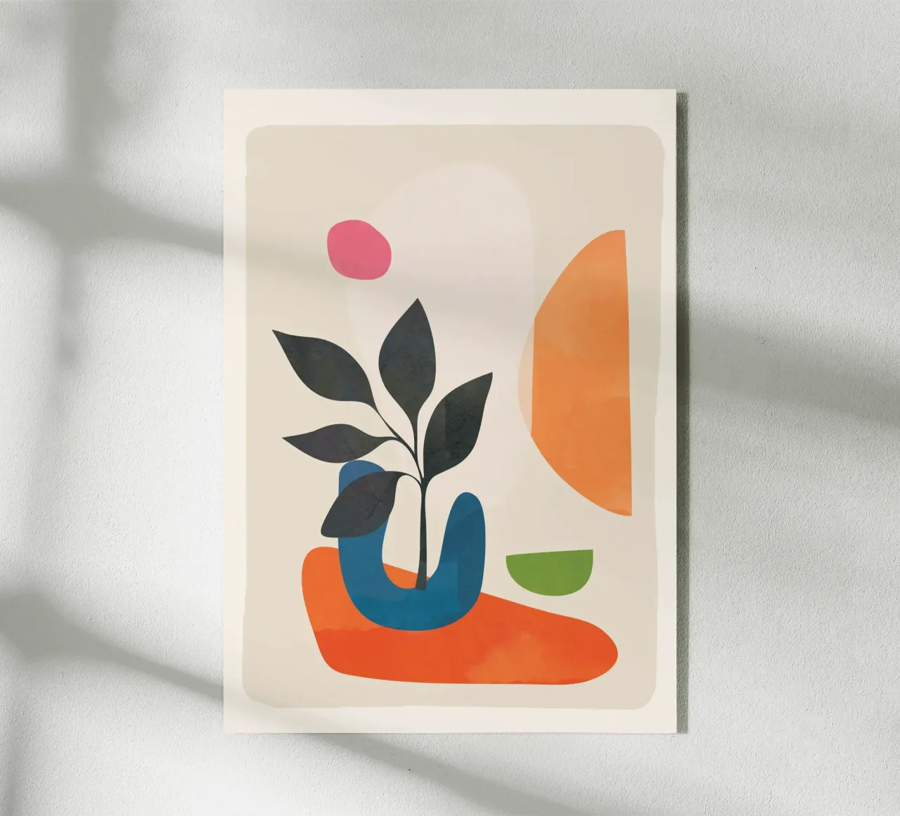 Abstract Minimal Shapes 07 Acryl-Glas von Nadjaa
