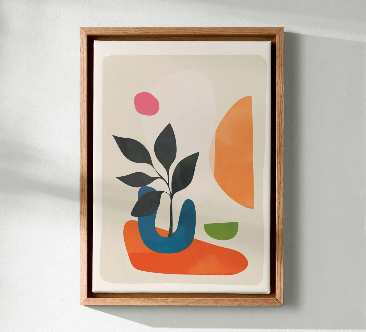 Abstract Minimal Shapes 07 tela da Nadjaa