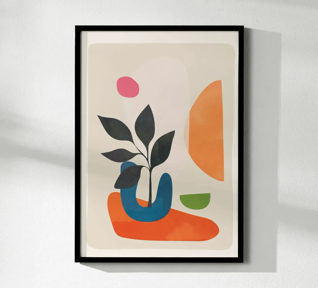 Abstract Minimal Shapes 07 poster by Nadjaa