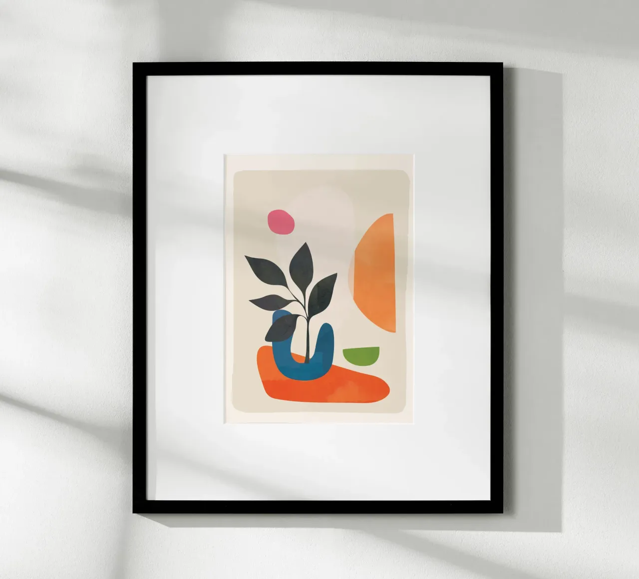 Abstract Minimal Shapes 07 poster by Nadjaa