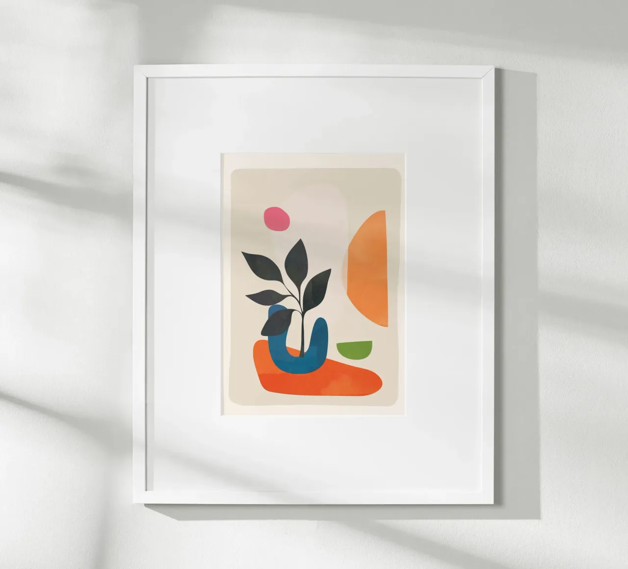 Abstract Minimal Shapes 07 poster by Nadjaa