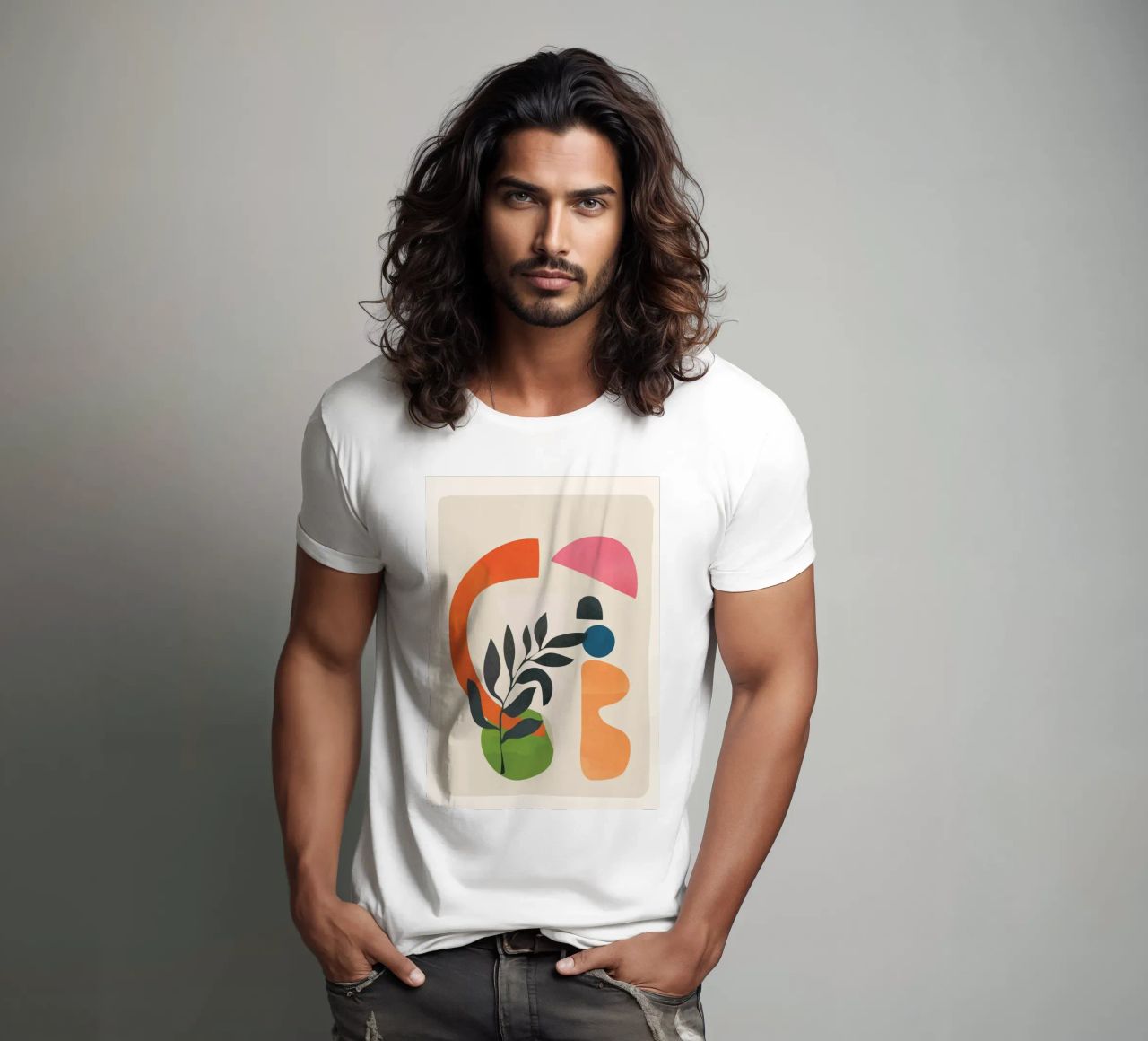 Abstract Minimal Shapes 08 t-shirt da Nadjaa