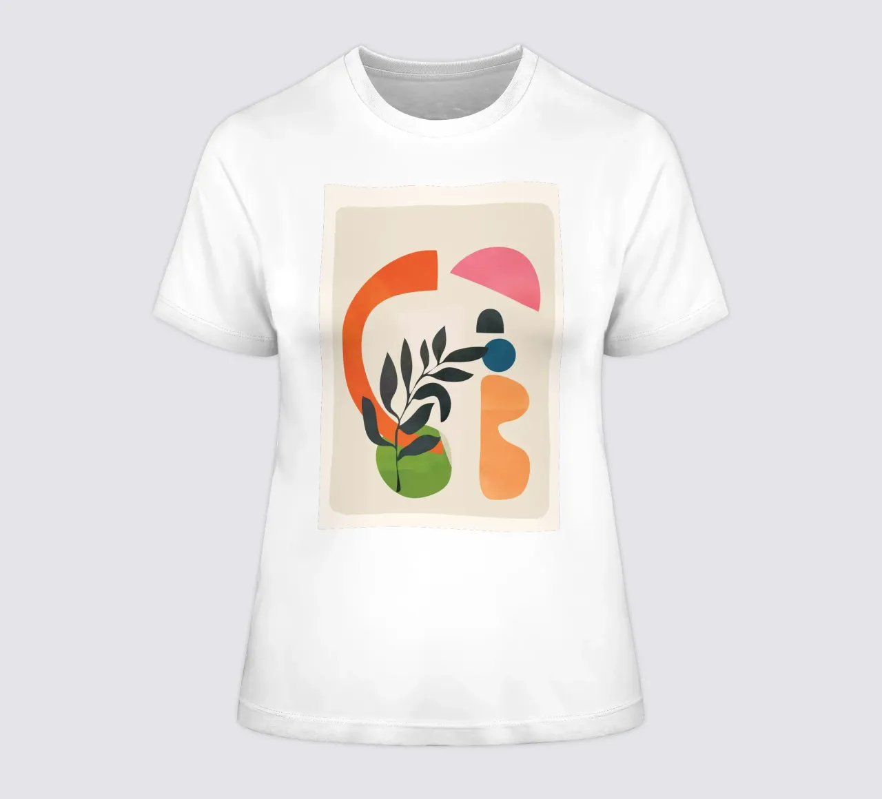 Abstract Minimal Shapes 08 t-shirt da donna da Nadjaa