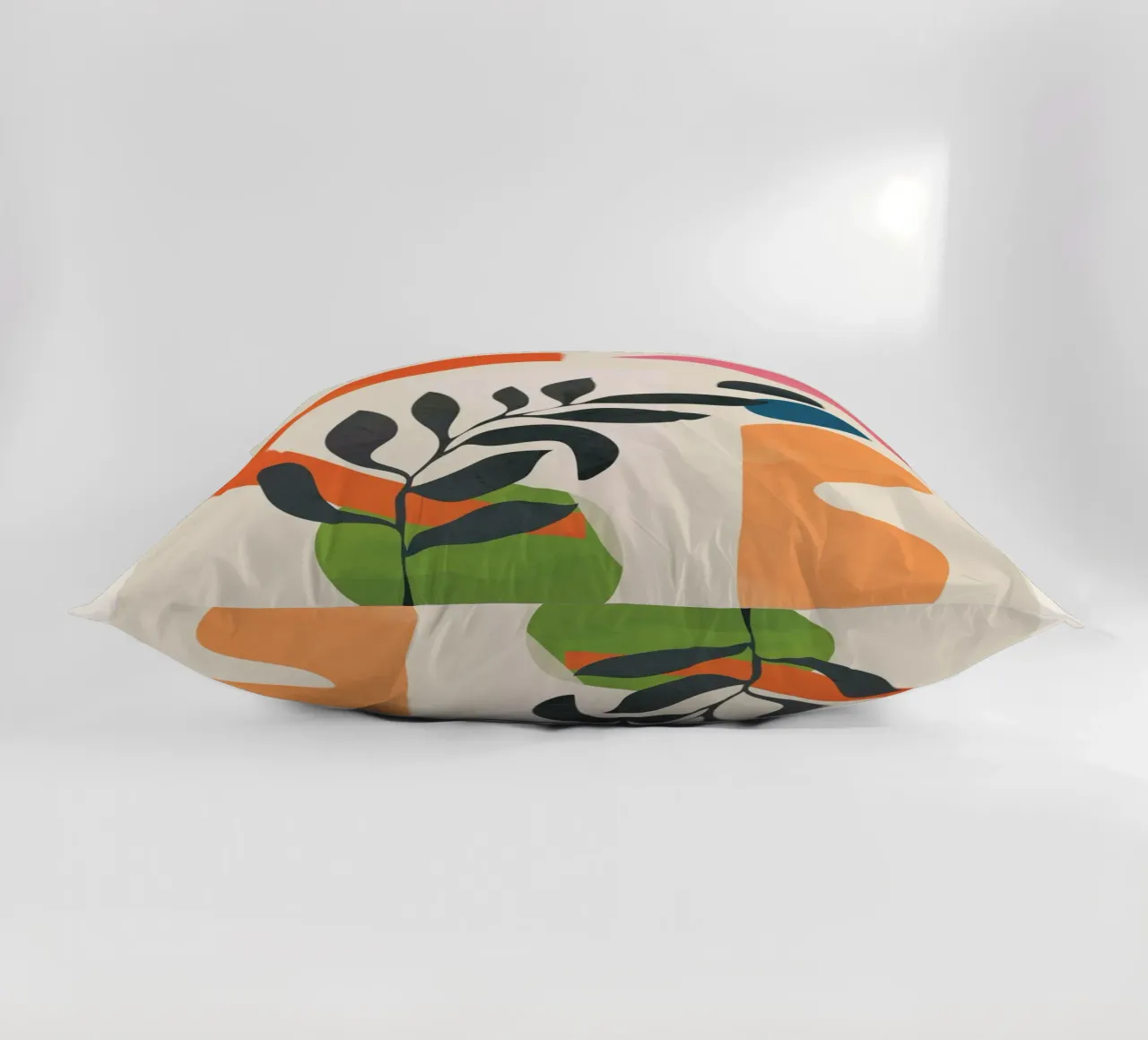 Abstract Minimal Shapes 08 decorative cushion by Nadjaa