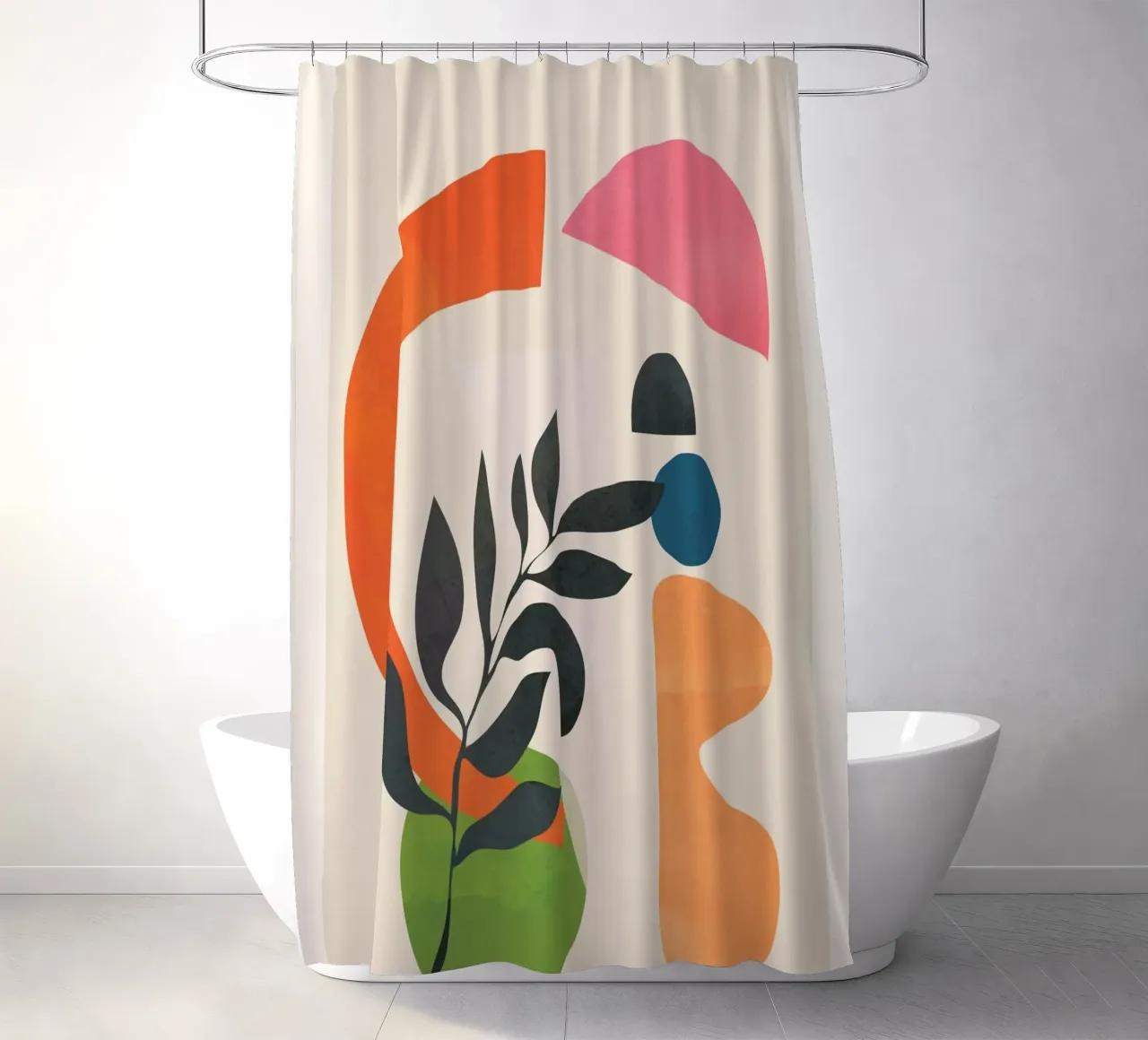 Abstract Minimal Shapes 08 tenda da doccia da Nadjaa