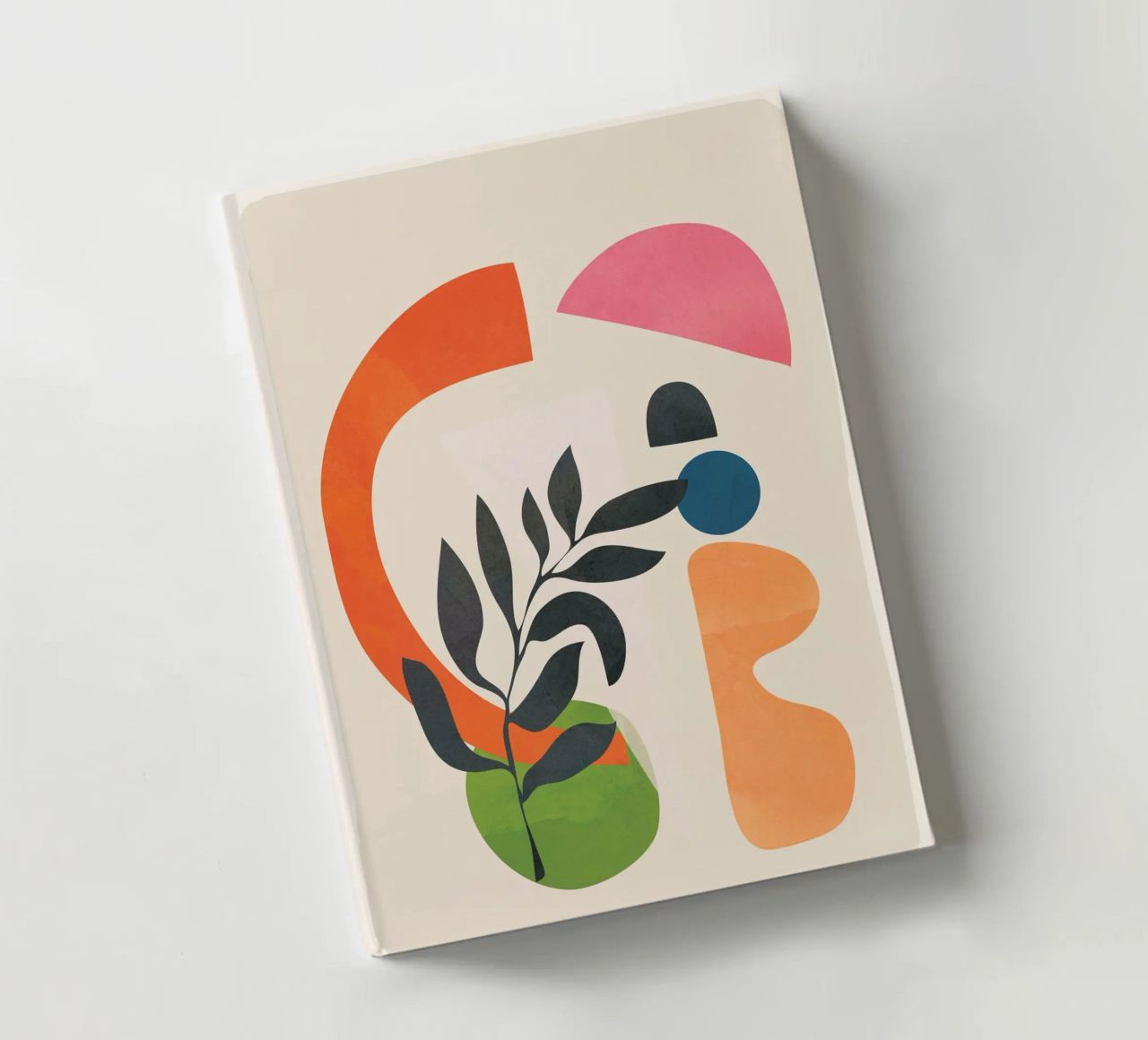 Abstract Minimal Shapes 08 notebook by Nadjaa