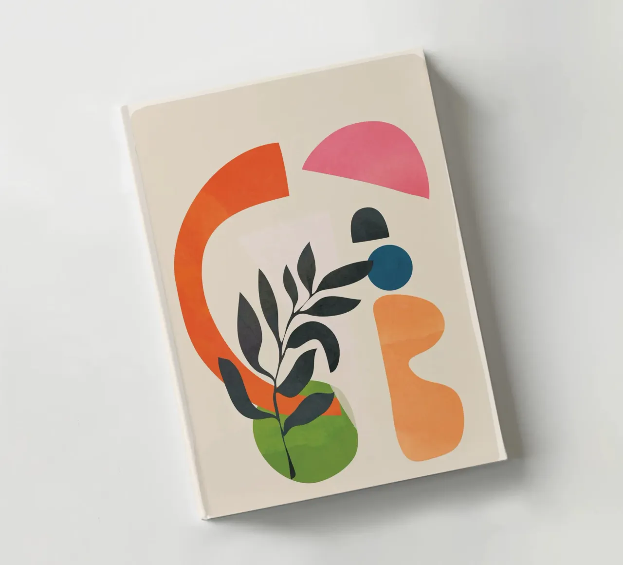Abstract Minimal Shapes 08 Notizbuch von Nadjaa