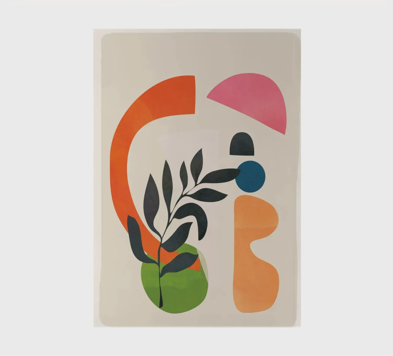 Abstract Minimal Shapes 08 Notizbuch von Nadjaa