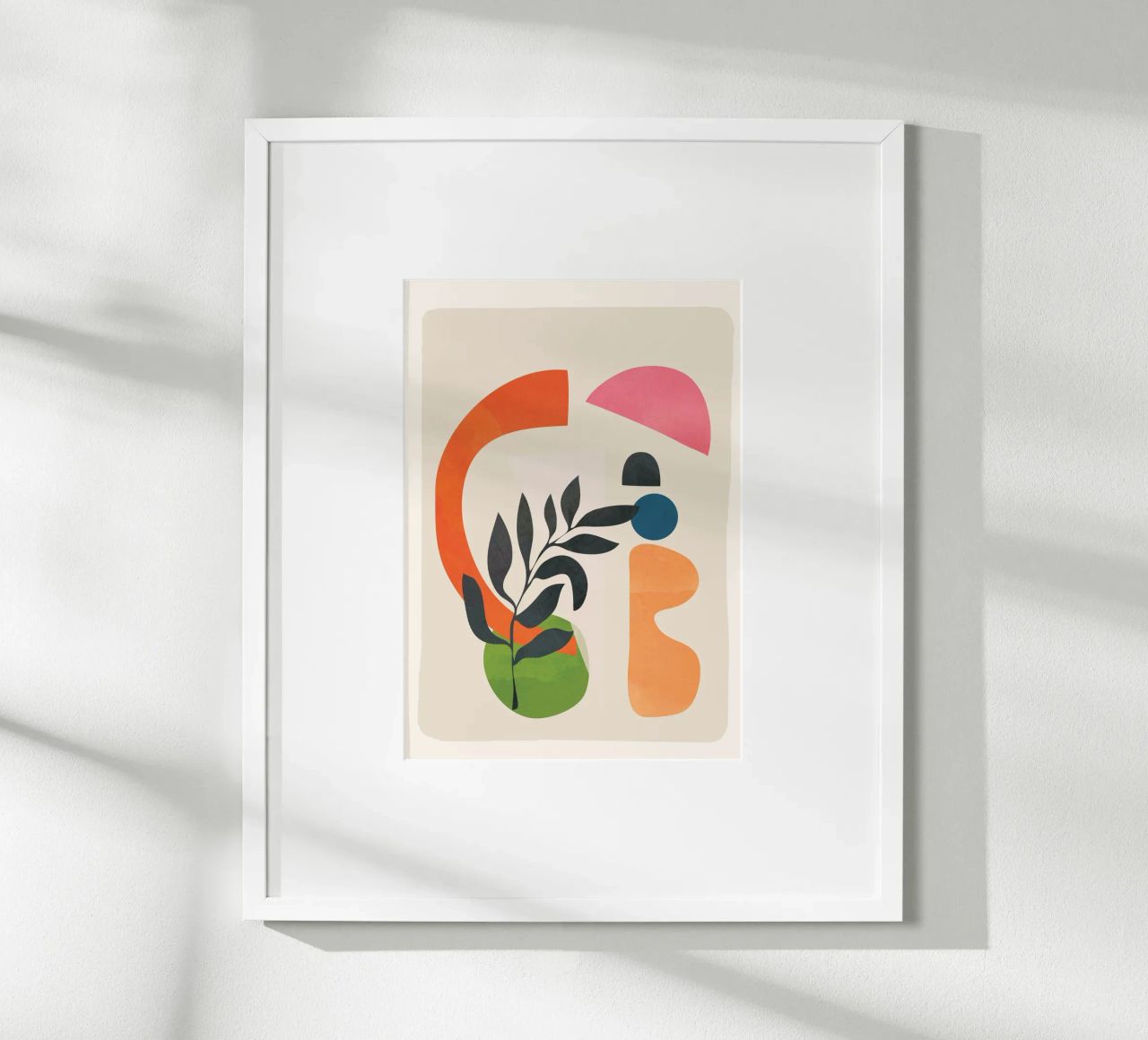 Abstract Minimal Shapes 08 poster da Nadjaa