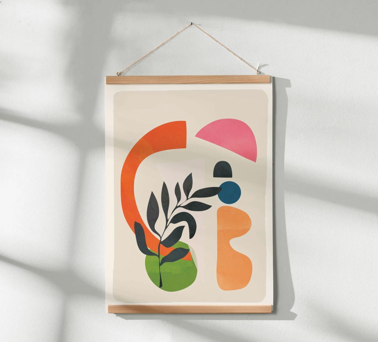 Abstract Minimal Shapes 08 poster da Nadjaa