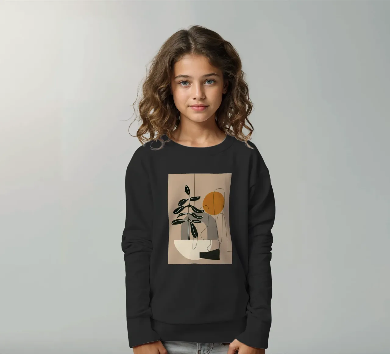 Abstract Shapes 04 felpa bambino da Nadjaa