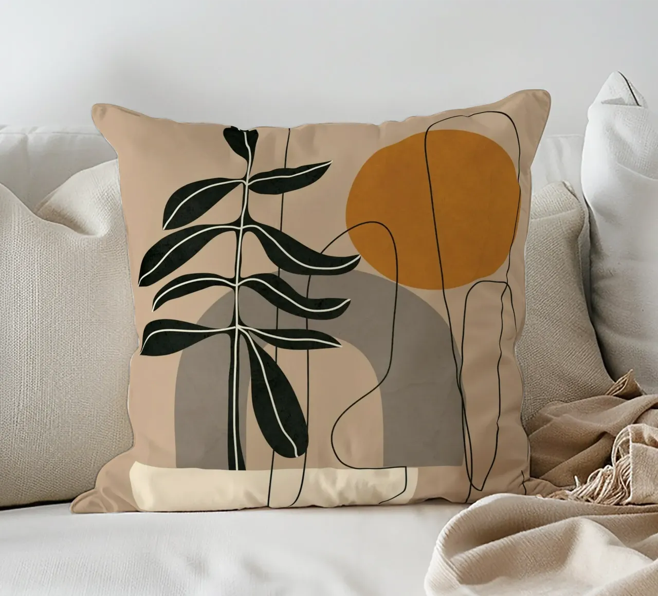 Abstract Shapes 04 cuscino da Nadjaa