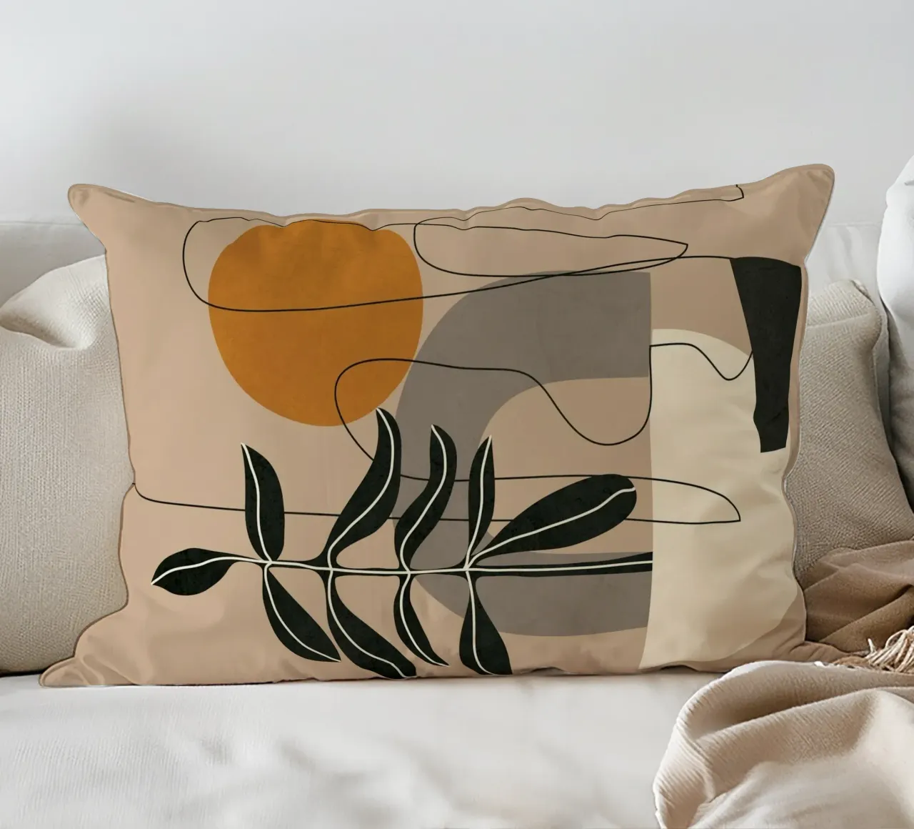 Abstract Shapes 04 cuscino da Nadjaa