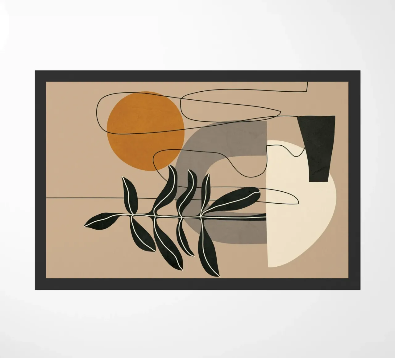 Abstract Shapes 04 Fußmatte von Nadjaa