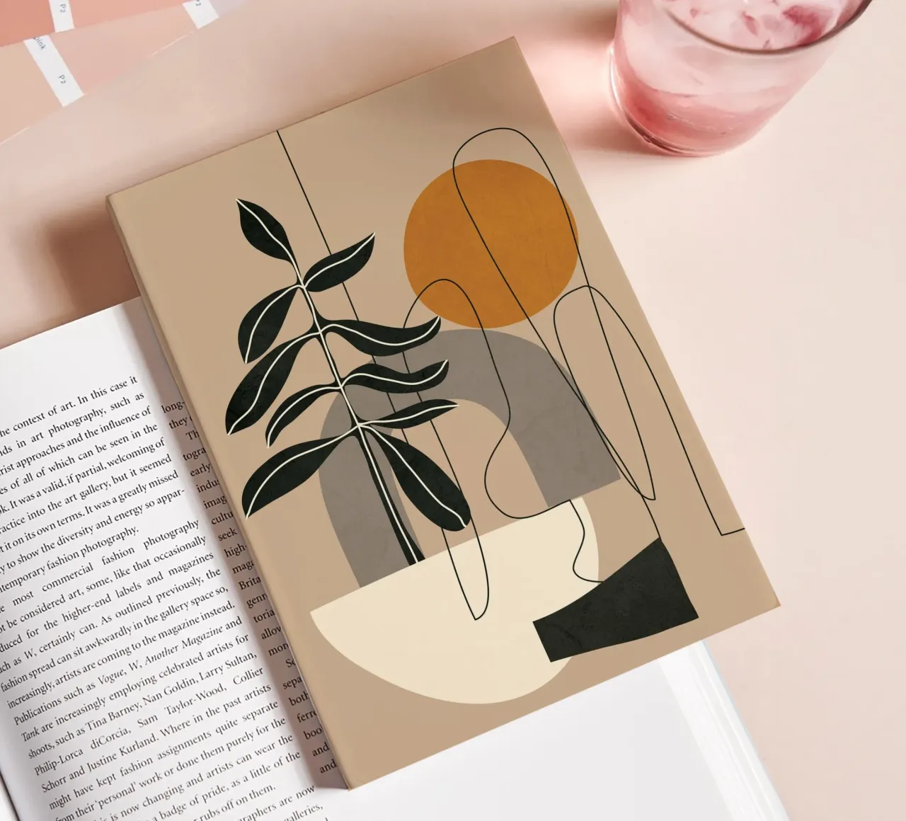 Abstract Shapes 04 notebook by Nadjaa