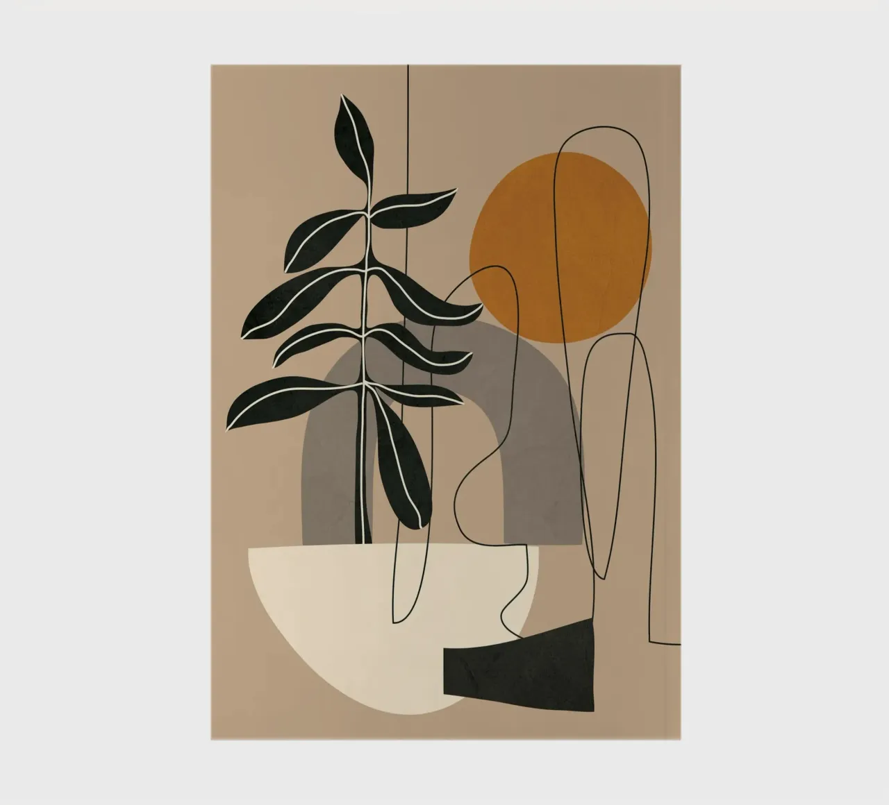 Abstract Shapes 04 notebook by Nadjaa