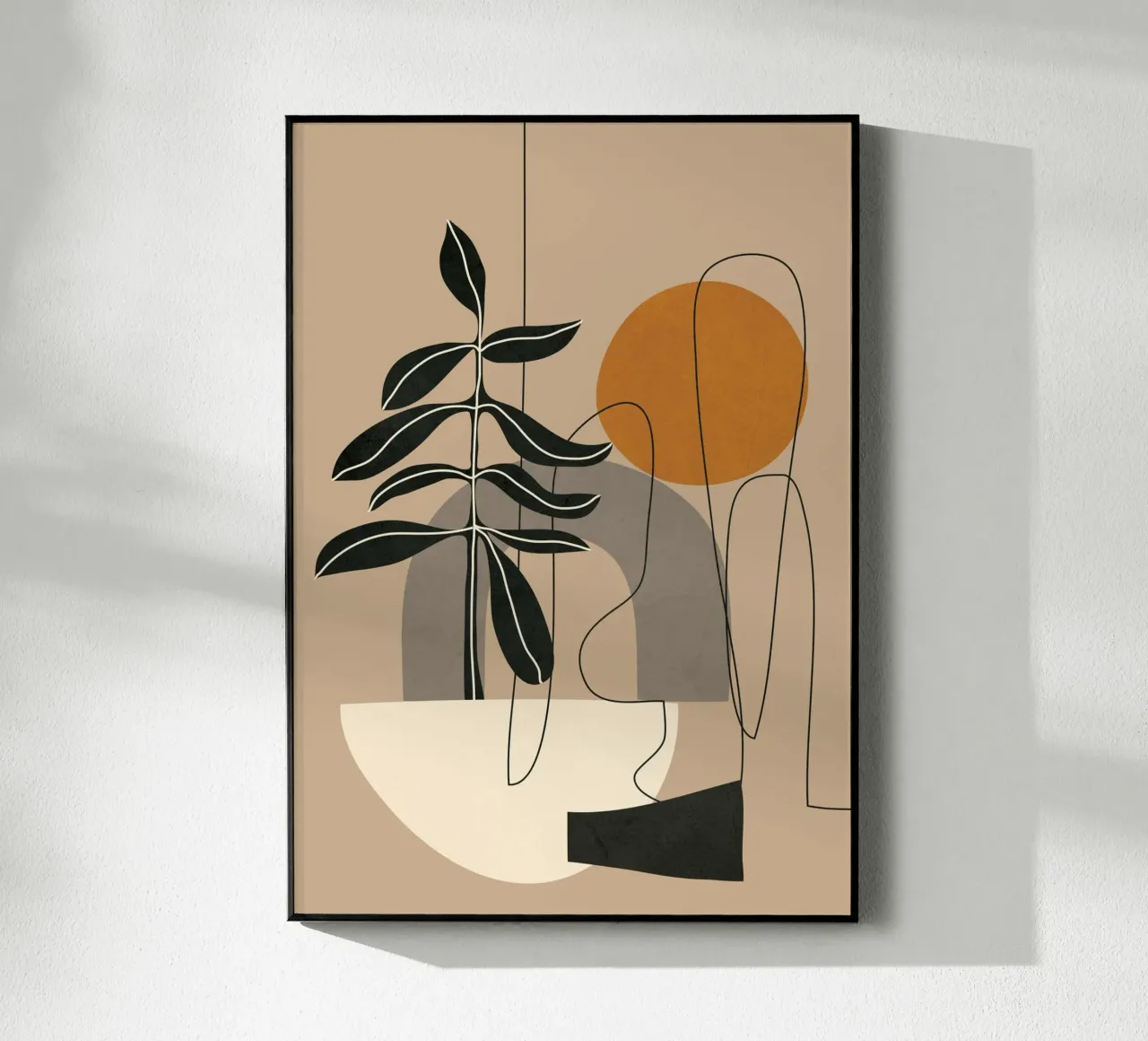 Abstract Shapes 04 acrylic glass by Nadjaa