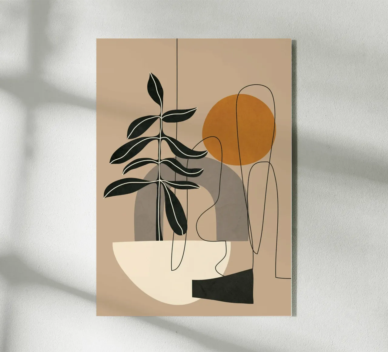 Abstract Shapes 04 acrylic glass by Nadjaa