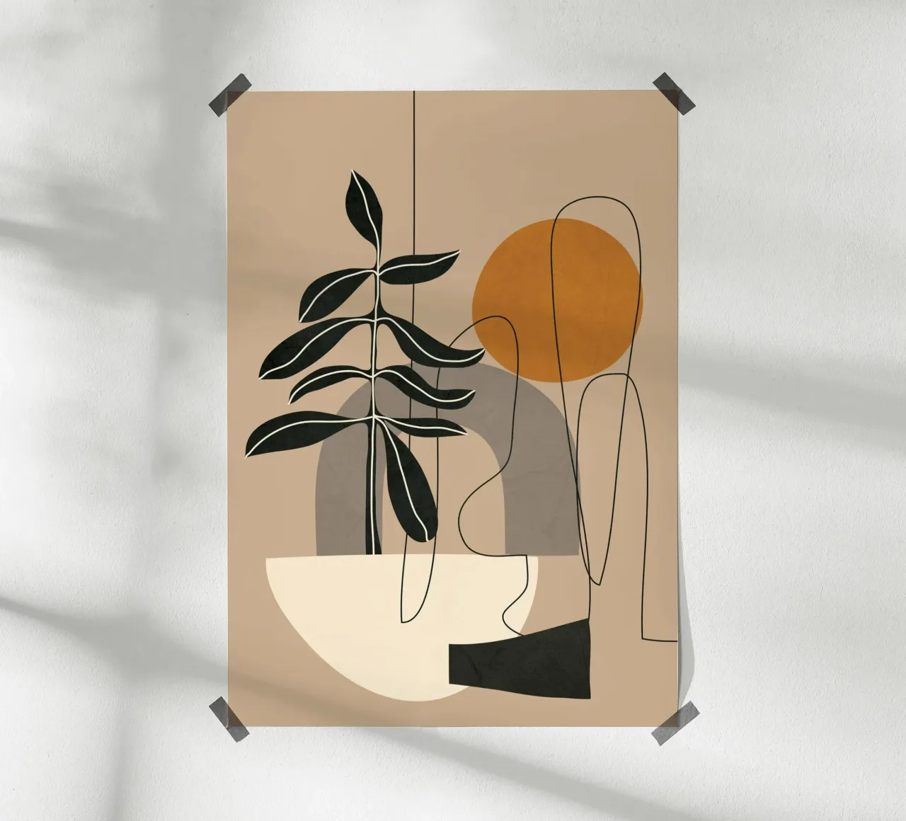 Abstract Shapes 04 carta hahnemühle da Nadjaa