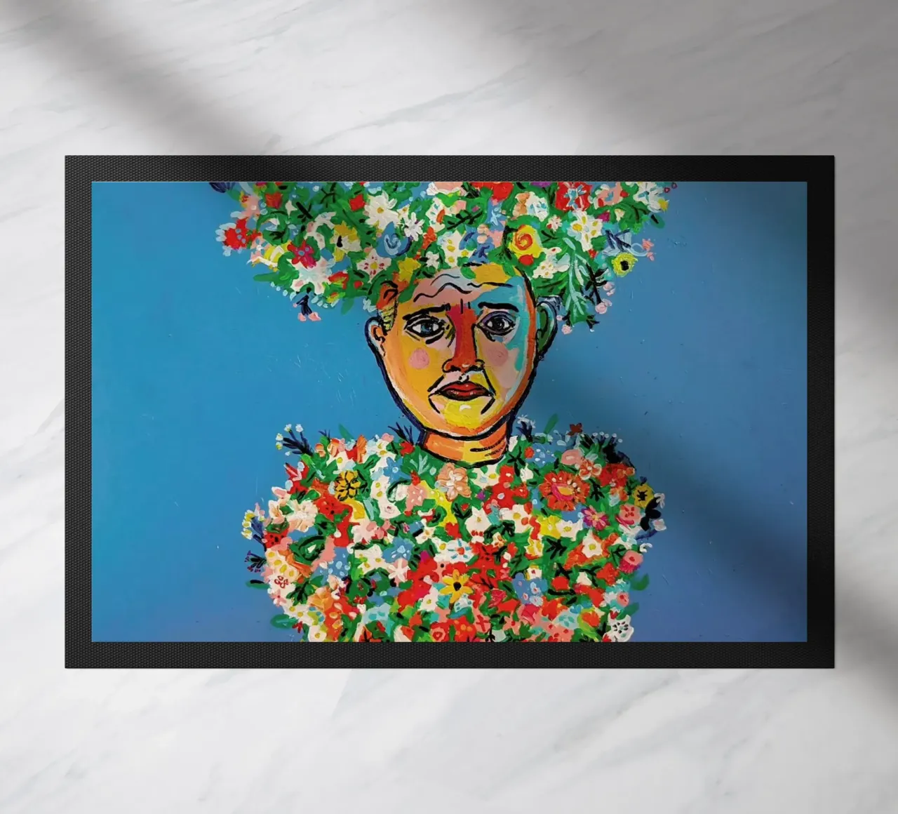 May Queen doormat by Blanca Nuñez Pozuelo