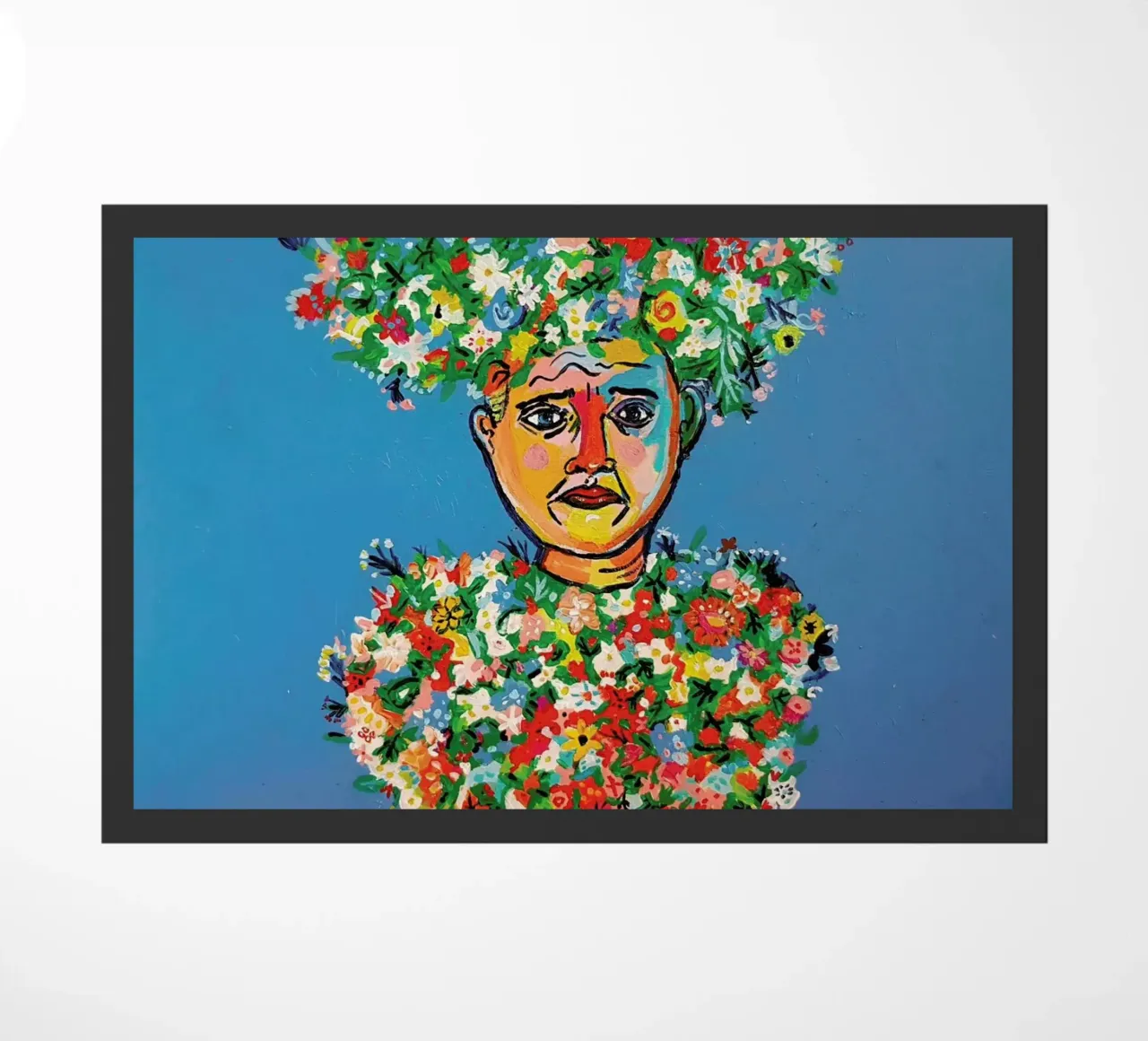 May Queen doormat by Blanca Nuñez Pozuelo