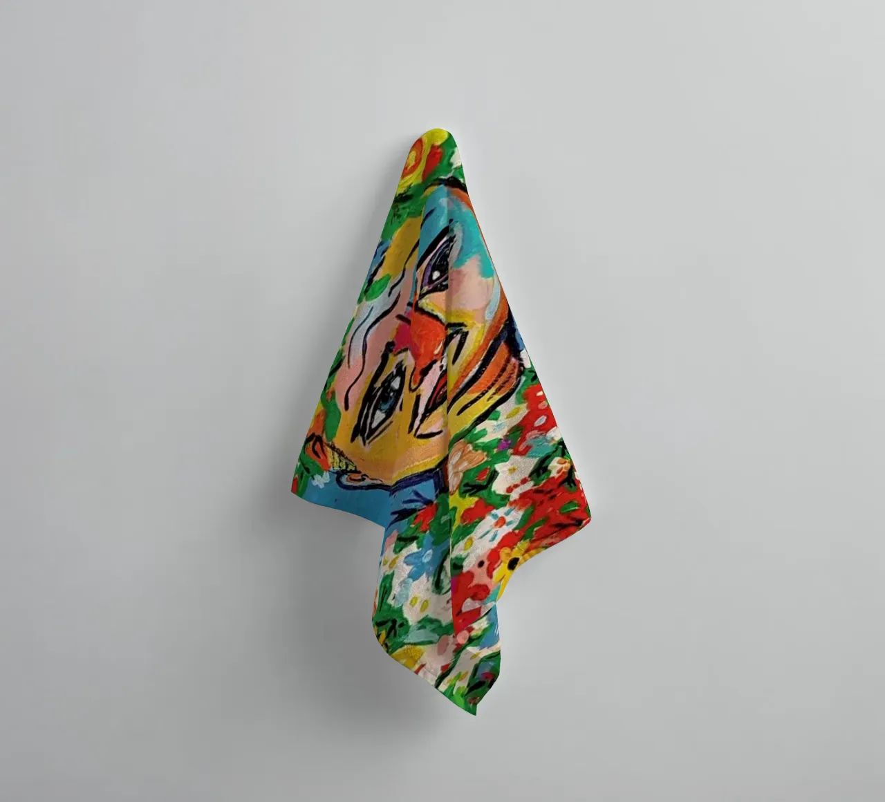 May Queen towel by Blanca Nuñez Pozuelo