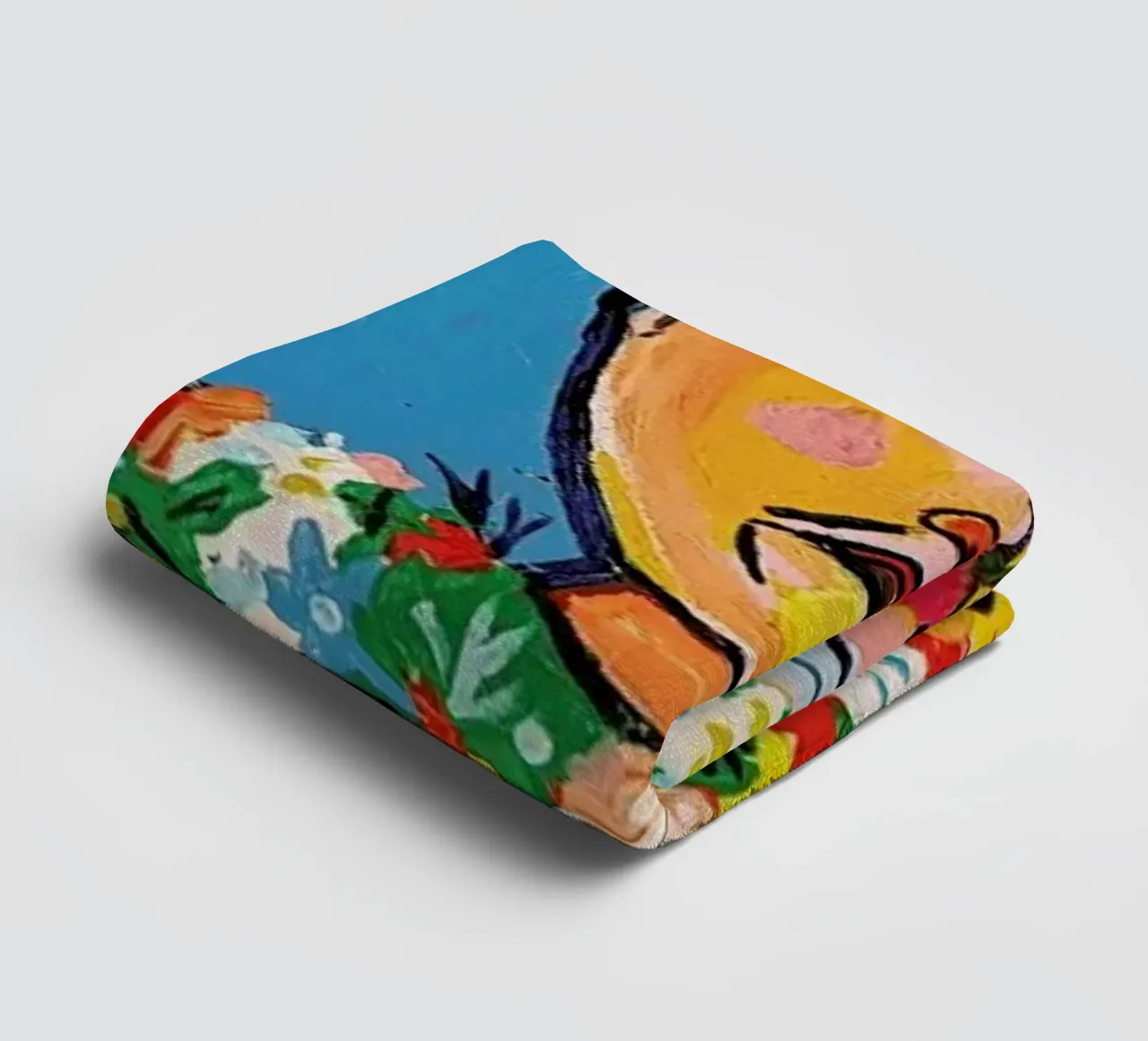 May Queen towel by Blanca Nuñez Pozuelo