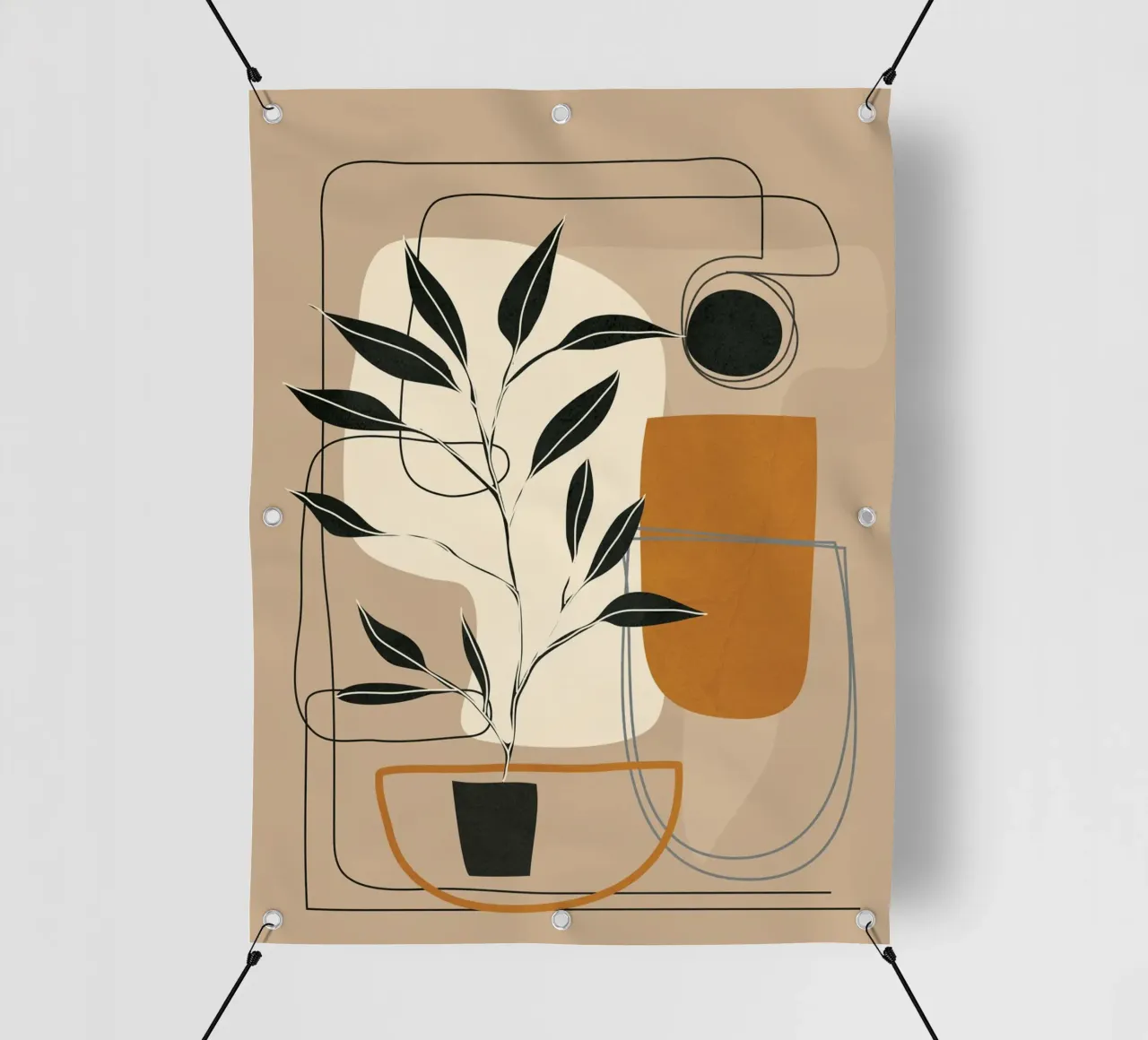 Abstract Shapes 06 telo in pvc da Nadjaa