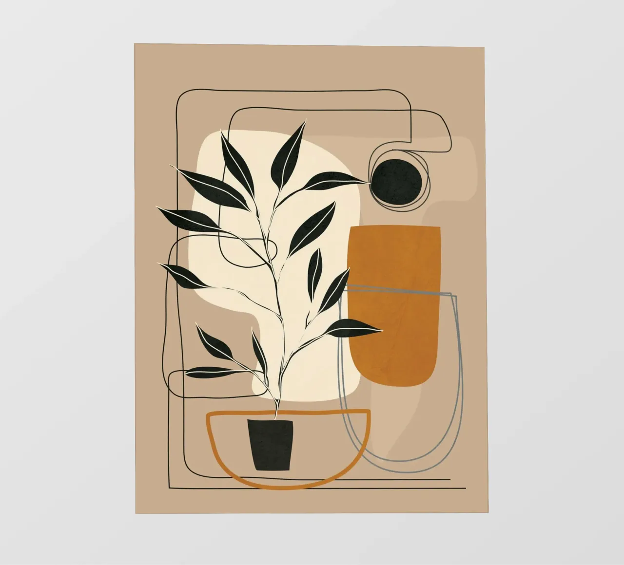 Abstract Shapes 06 telo in pvc da Nadjaa