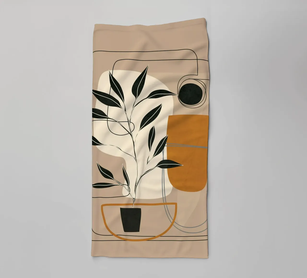 Abstract Shapes 06 asciugamano da bagno da Nadjaa