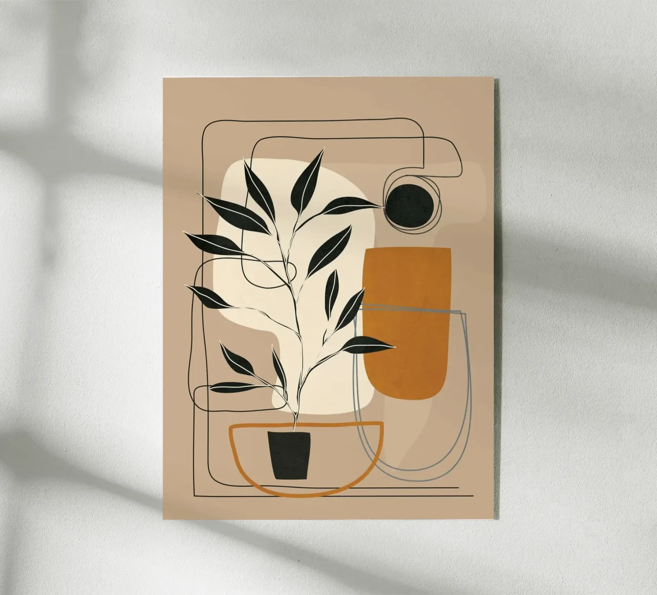 Abstract Shapes 06 acrylic glass by Nadjaa