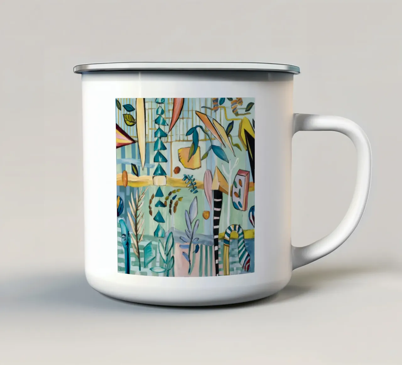 Sinfonia tropicale tazza in smalto da Beach Palette