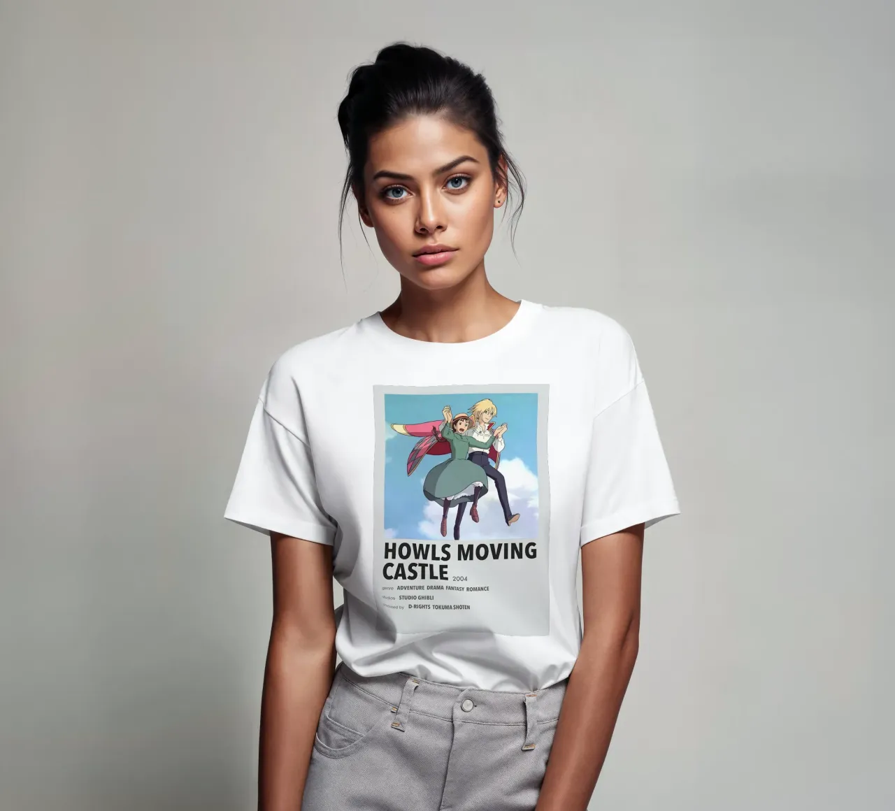 HOWLS MOVING CASTLE 2004 t-shirt da Totoya