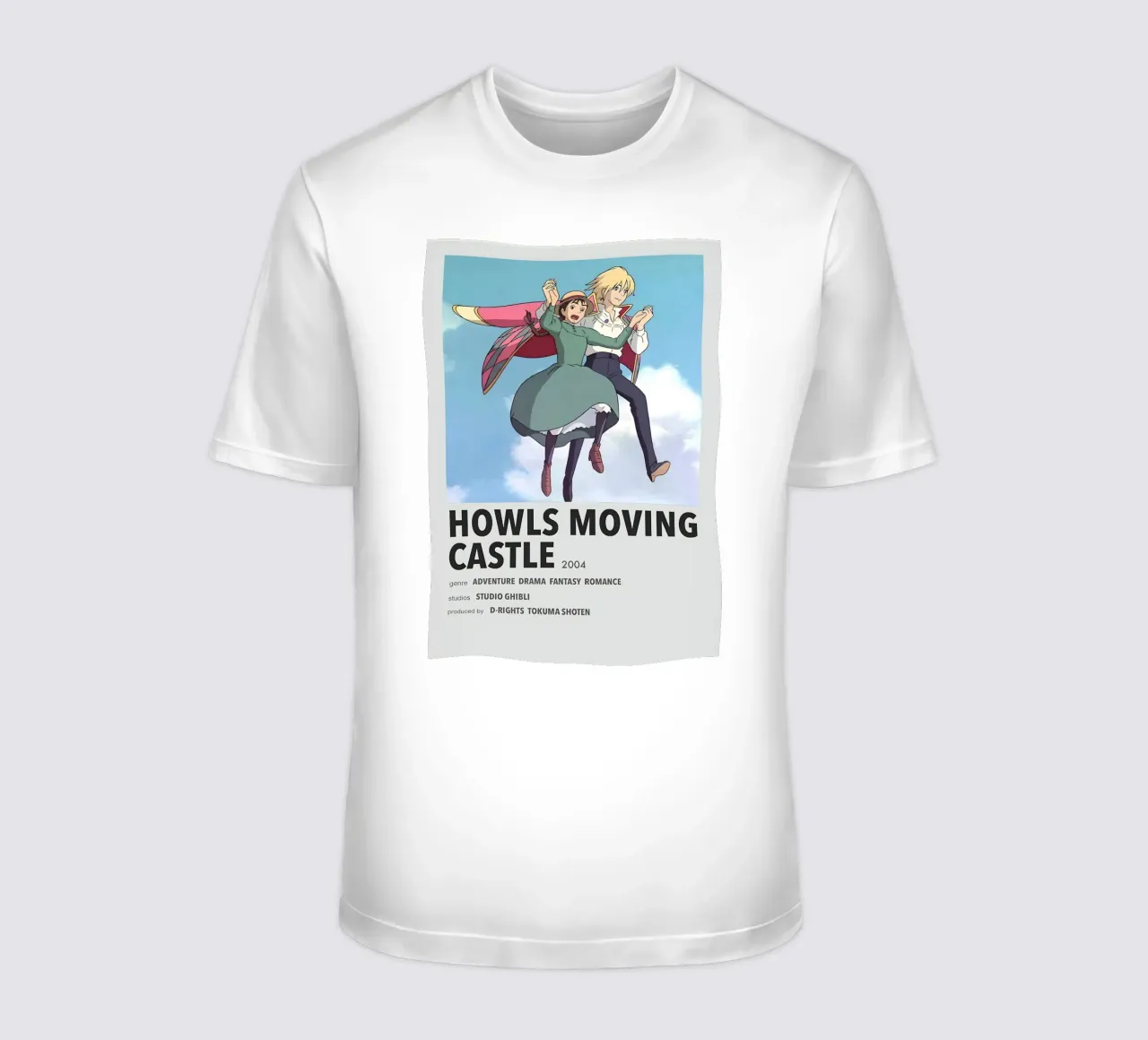 HOWLS MOVING CASTLE 2004 t-shirt da Totoya