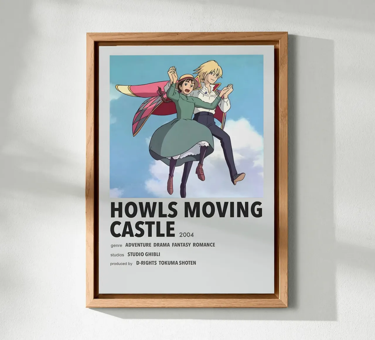 HOWLS MOVING CASTLE 2004 alluminio dibond da Totoya