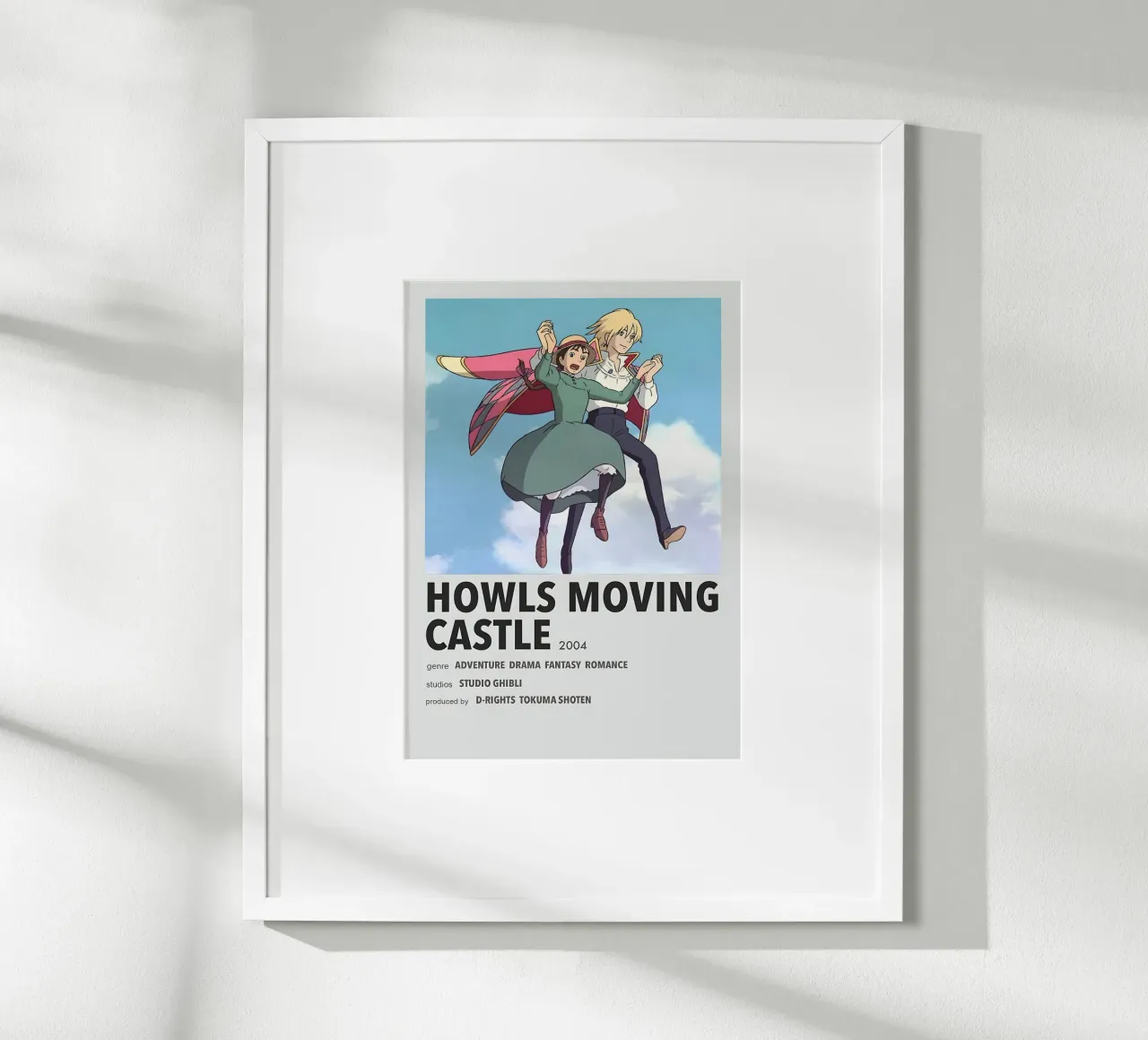 HOWLS MOVING CASTLE 2004 poster da Totoya