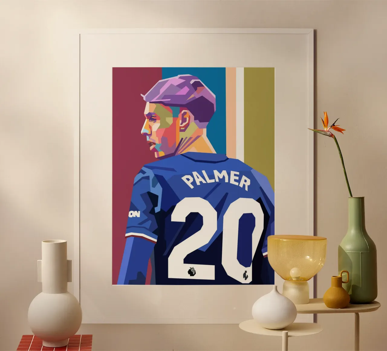 Cole Palmer icona del calcio carta hahnemühle da Hantamrata