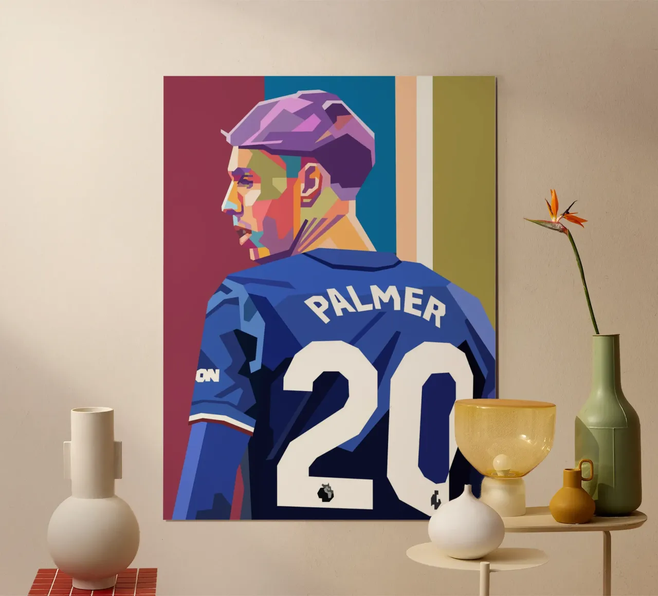 Cole Palmer icona del calcio carta hahnemühle da Hantamrata