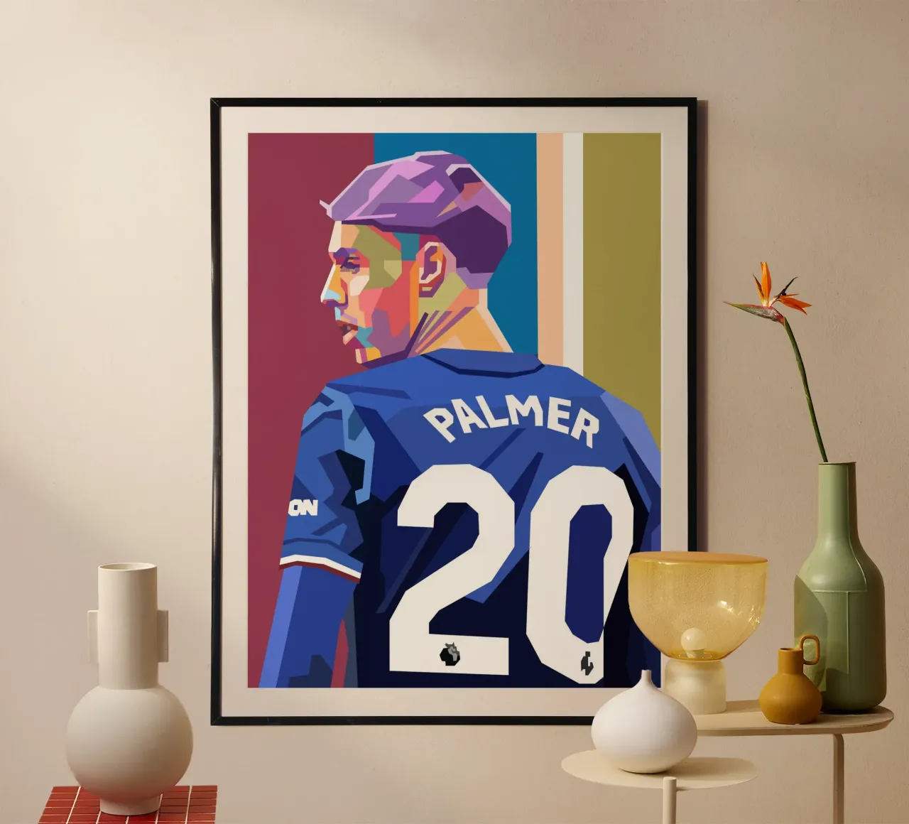 Cole Palmer icona del calcio carta hahnemühle da Hantamrata