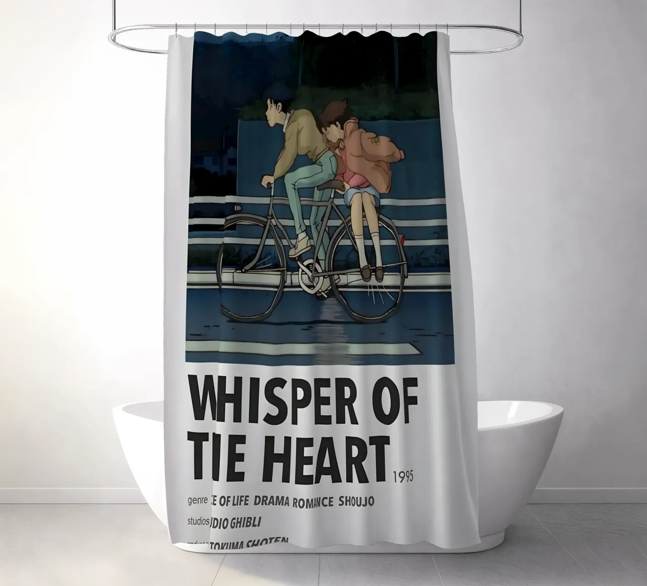 WHISPER OF THE HEART.1995 tenda da doccia da Totoya