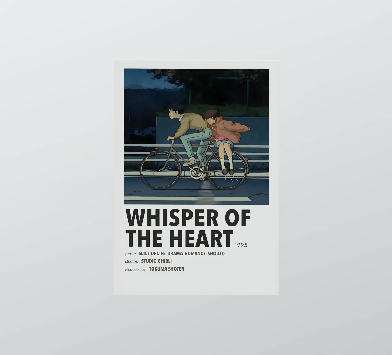 WHISPER OF THE HEART.1995 sticker by Totoya