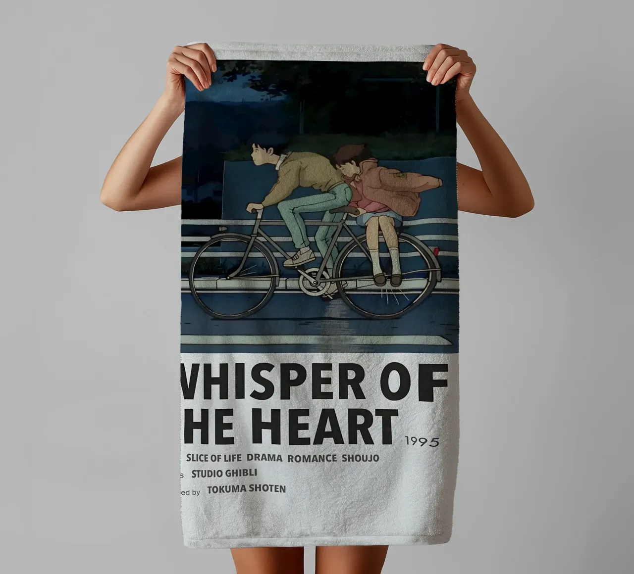 WHISPER OF THE HEART.1995 asciugamano da bagno da Totoya