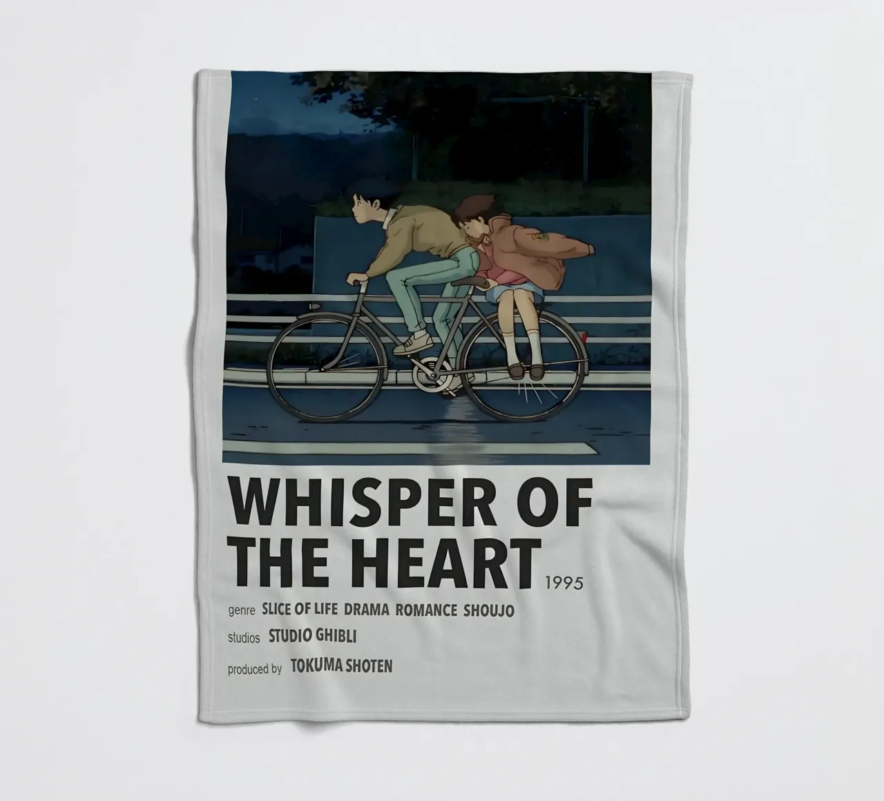 WHISPER OF THE HEART.1995 coperta in pile da Totoya