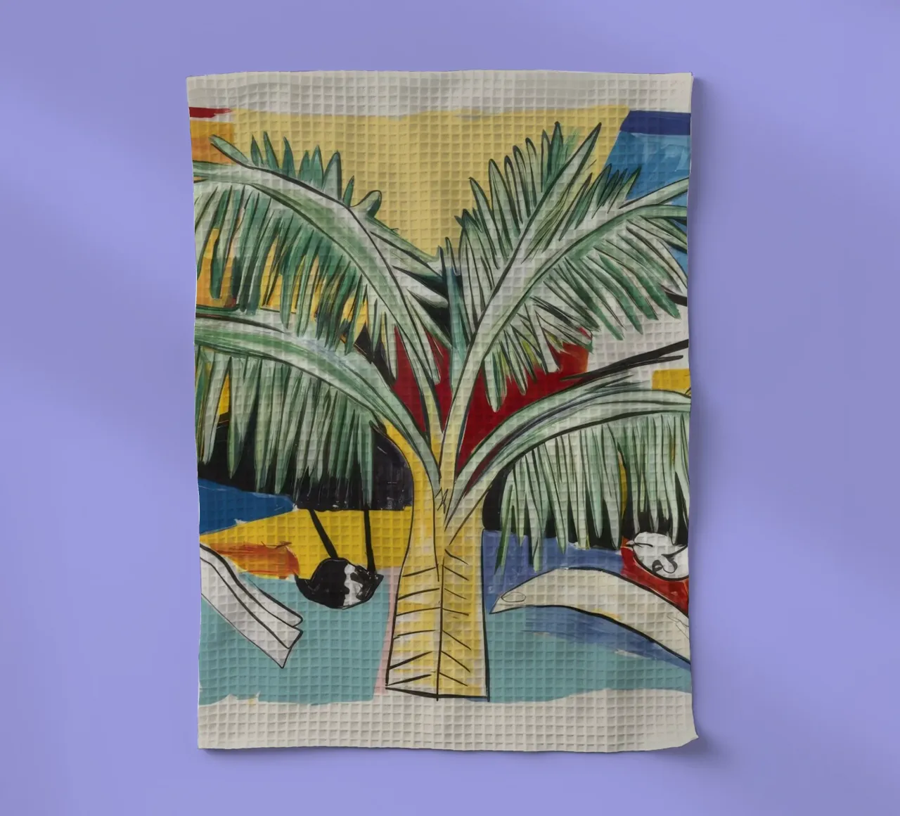 Costa vibrante canovaccio da cucina da Beach Palette