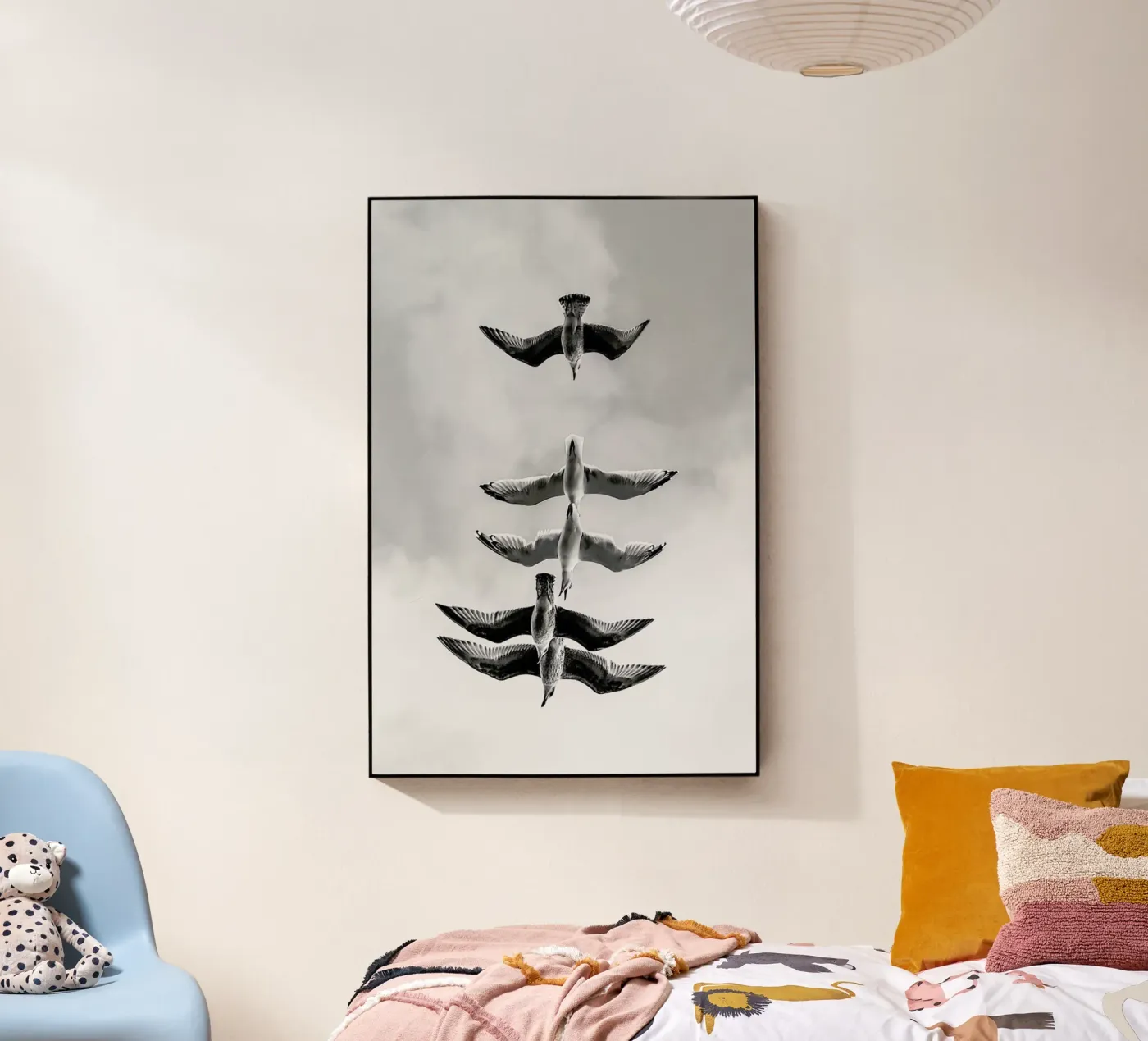Downward Seagulls plexiglass da Babett Schultze