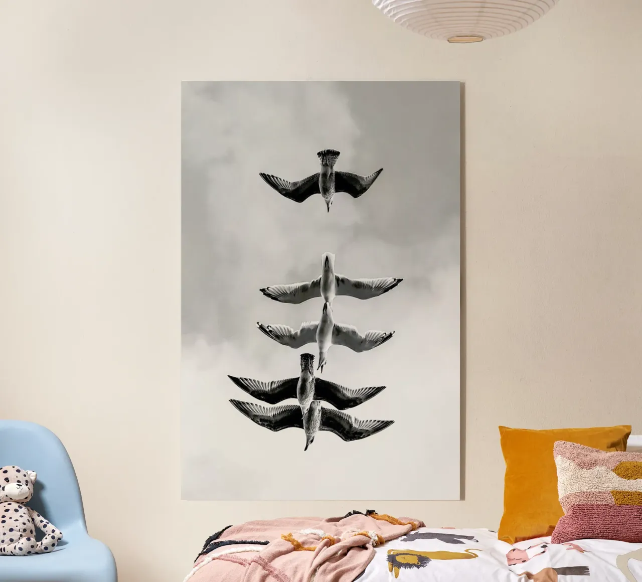 Downward Seagulls plexiglass da Babett Schultze