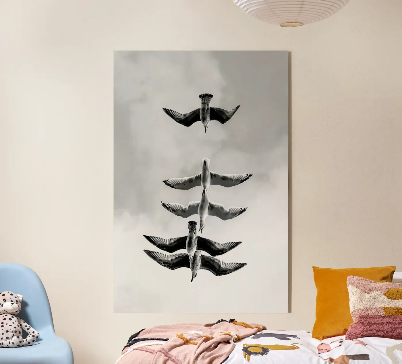 Downward Seagulls plexiglass da Babett Schultze